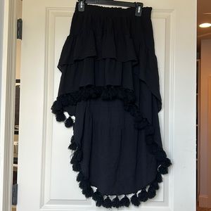 MISA Los Angeles skirt set with crop top